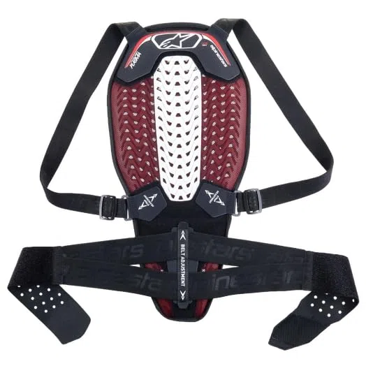 Alpinestars Nucleon ochraniacz na plecy plazmowe z paskiem (XL, czarny/biały/czerwony)